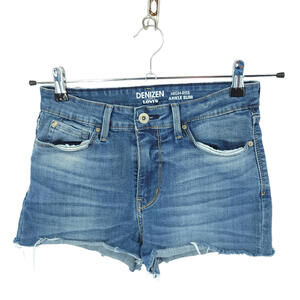 Levis Denizen Cut Off Jean Shorts Womens‎ 6 S HIgh Rise Slim